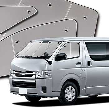 サンシェード ハイエース 200系 全面8面 未使用 Amazon.co.jp: 【吸盤＋10個】 ハイエース 200系 1型~8型 専用次